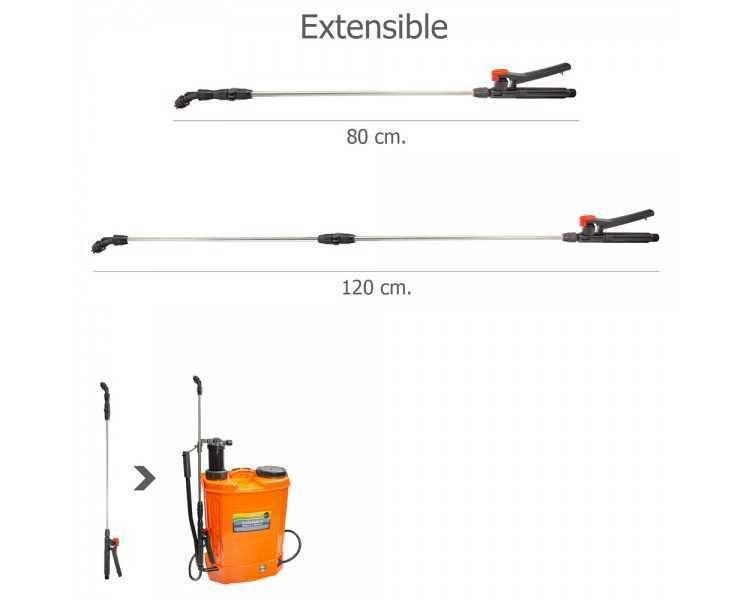 Lanza Extensible Para Sulfatadora A Bateria Wolfpack (08052000)