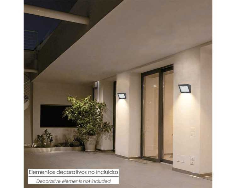 Aplique Solar Led 250 Lumenes Con Sensor De Movimiento y Crepuscular IP65