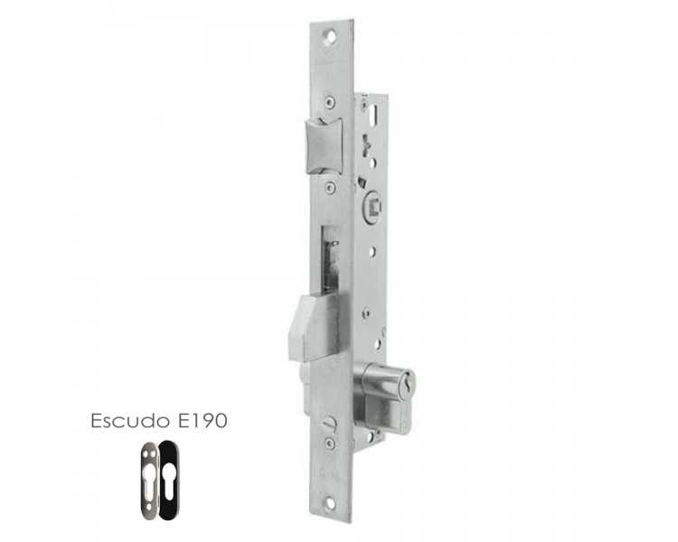 Cerradura Tesa 2210/20/3NI Con Escudo de Seguridad E190 Con Sistema Antipalanqueta