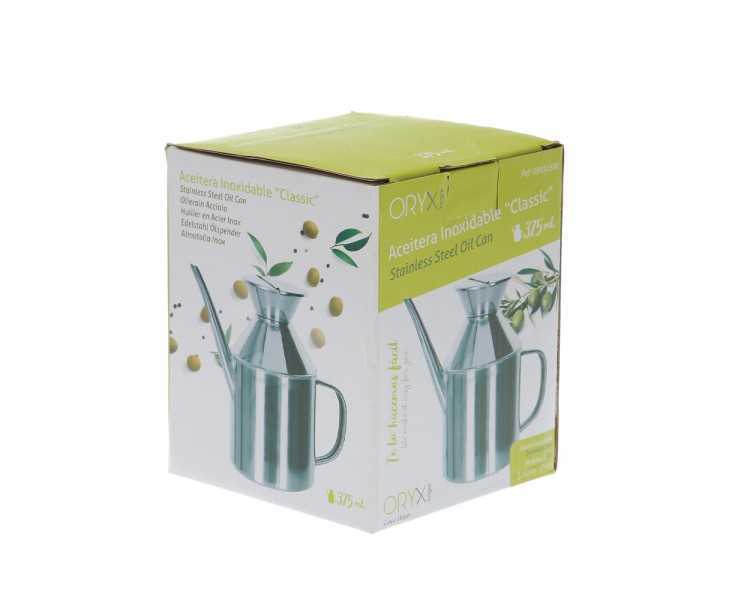 Aceitera  Acero Inoxidable Modelo "Classic" 375ml.