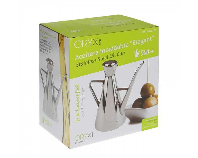 Aceitera  Acero Inoxidable Modelo Elegant 500 ml.