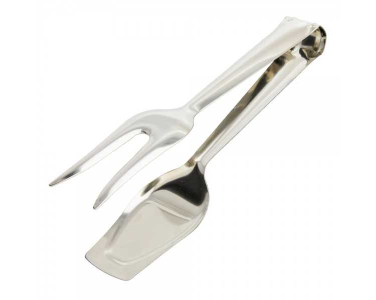 Pinzas Para Servir Acero Inoxidable  21 cm. Ideal para la cocina, servir ensaladas, servir carnes, pescados, etc.