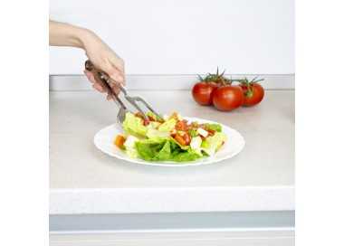 Pinzas Para Servir Acero Inoxidable  21 cm. Ideal para la cocina, servir ensaladas, servir carnes, pescados, etc.