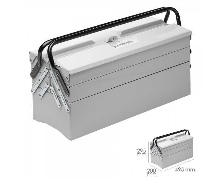 Caja Metalica Para Herramientas Maurer 495x200x295 mm.