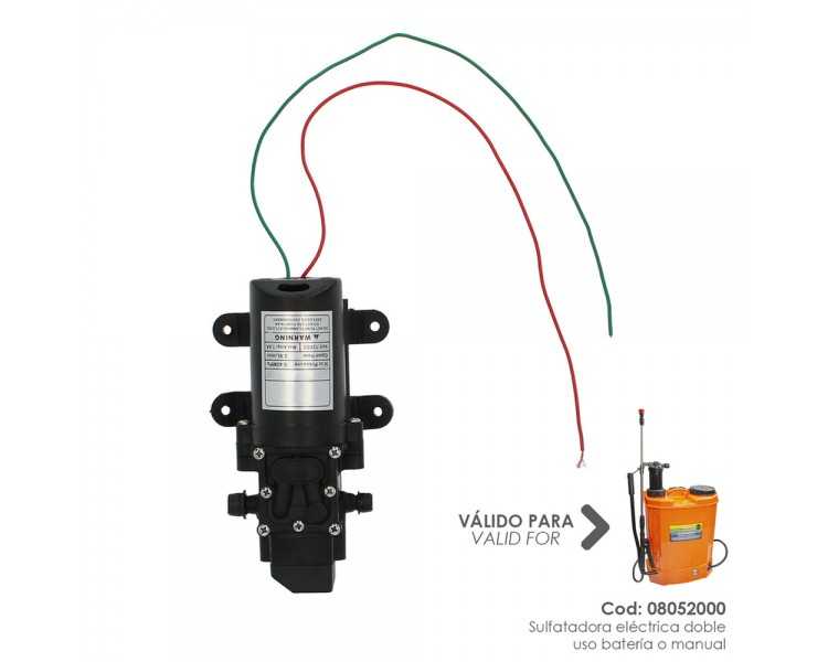 Motor Para Sulfatadora 08052000 Sulfatadora Electrica A Bateria 12 V / 8 Amperios