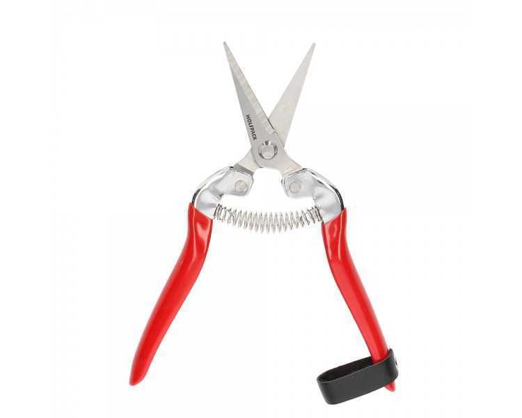 Tijeras Recolectoras 180 mm. 1 Mano P-1652, Hojas de Acero Inoxidable