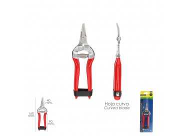 Tijeras Recolectoras 160 mm, 1 Mano P-1302, Acero Inoxidable.