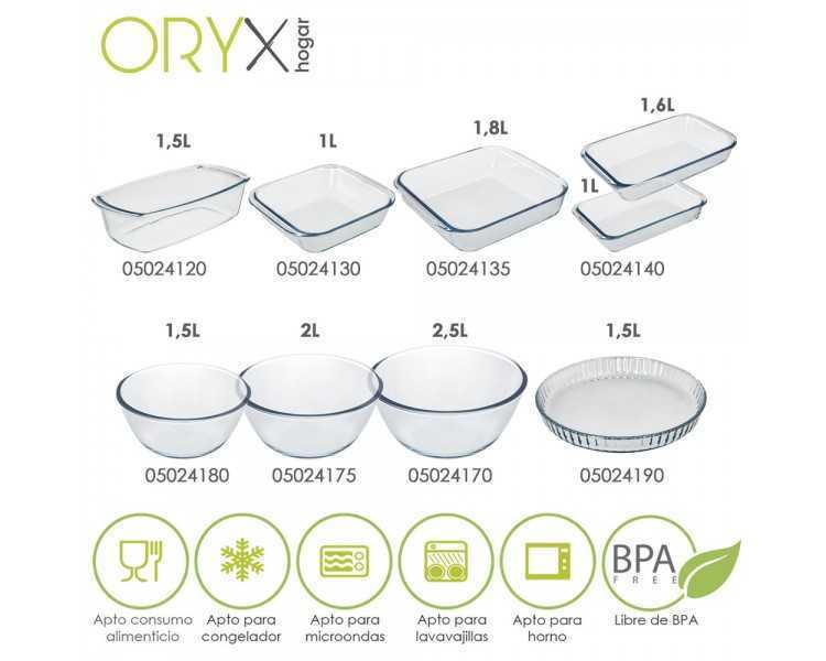 Bol De Cristal, Ideal Para Mezclas. 1.5 Litros. Libre BPA, Cristal De Borosilicato.Ensaladas, Postres, Cocina, Resposteria