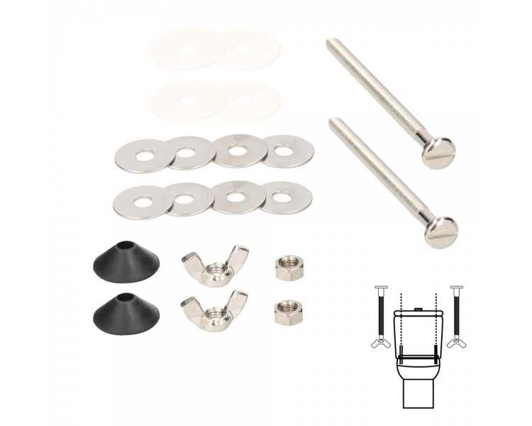 Kit Fiajcion Sanitario Cisterna / Inodo 6x90 (2 Piezas)