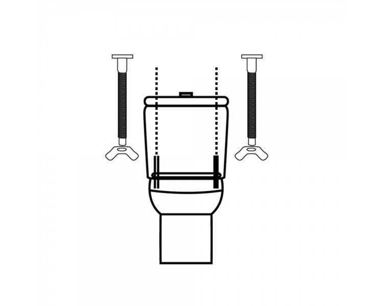 Kit Fiajcion Sanitario Cisterna / Inodo 6x90 (2 Piezas)