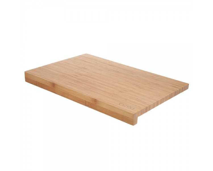 Tabla Cortar Cocina Fabricada En Madera De Bambu 100% Con Borde 46x30,5 cm.Tabla Cortar,Carne Pescado,Verduras,Frutas,Alimentos