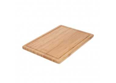 Tabla Cortar Cocina Fabricada En Madera De Bambu 100% Con Ranura 32x25,5 cm.Tabla Cortar,Carne Pescado,Verduras,Frutas,Alimentos