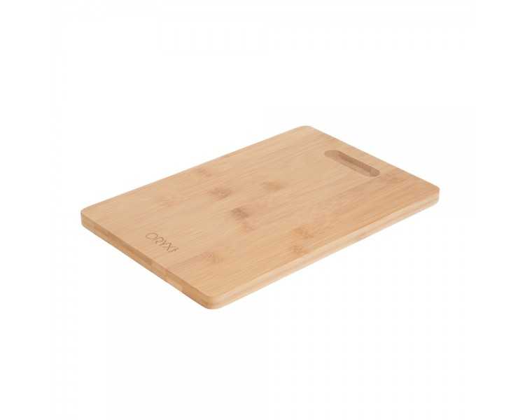 Tabla Cortar Cocina Fabricada En Madera De Bambu 100% Con Asa 30x20 cm.Tabla Cortar,Carne Pescado,Verduras,Frutas,Alimentos