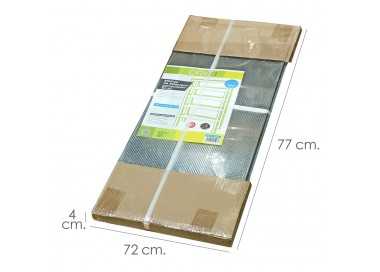 Estanteria Acero Galvanizado con 4 Baldas 150x75x30 cm. Baldas ajustables. Peso maximo 120 Kg.