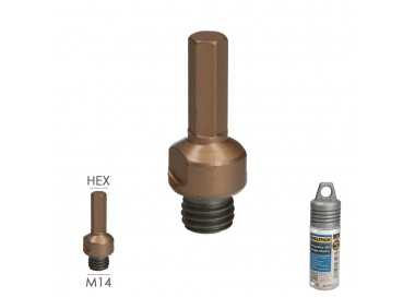 Adaptador M14 A Espiga Taladro, Adaptador Amoladora A Taladro