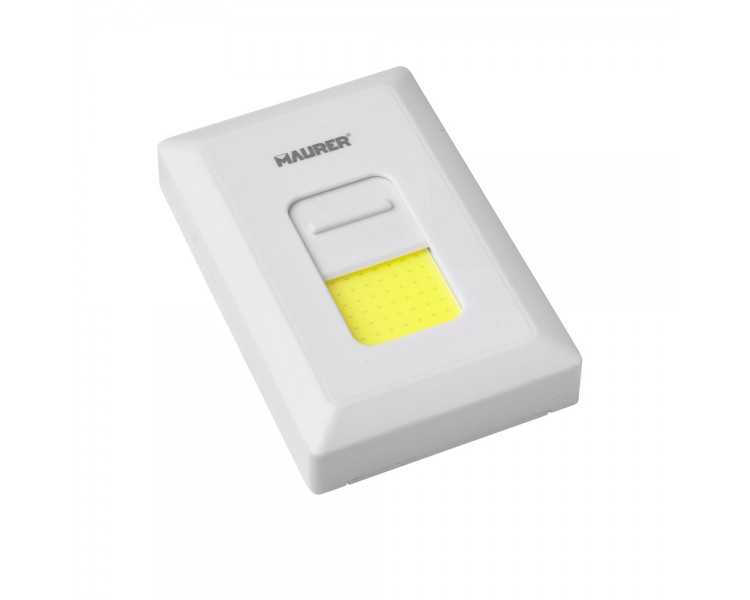 Linterna / Luces Led Para Pared / Armario Tipo Interruptor A pilas (4 AAAA)	400 Lumenes (Fijación Mediante Pegatina o Iman)