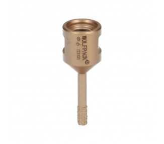 Corona Diamante Para Amoladora Ø 6 mm. Conexión Rosca M14. Corte Seco