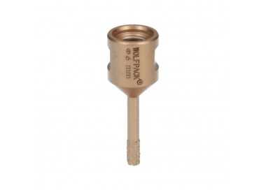 Corona Diamante Para Amoladora Ø 6 mm. Conexión Rosca M14. Corte Seco