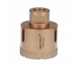 Corona Diamante Para Amoladora Ø 50 mm. Conexión Rosca M14. Corte Seco