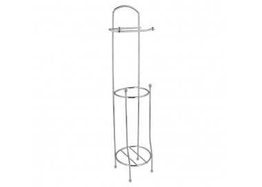 Portarrollos Papel Higienico Vertical Para Baño, Rollos De Reserva, Ø 15 x 65 cm.