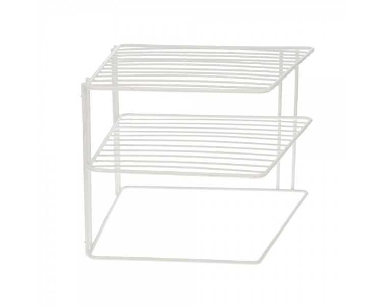 Estante Forma De Esquina Para Cocina, 90 Grados, 3 niveles