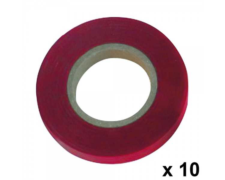 Cinta Para Atadora 11 x 0,15 mm. x 26 metros Rojo (Pack 10 Rollos)