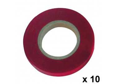 Cinta Para Atadora 11 x 0,15 mm. x 26 metros Rojo (Pack 10 Rollos)