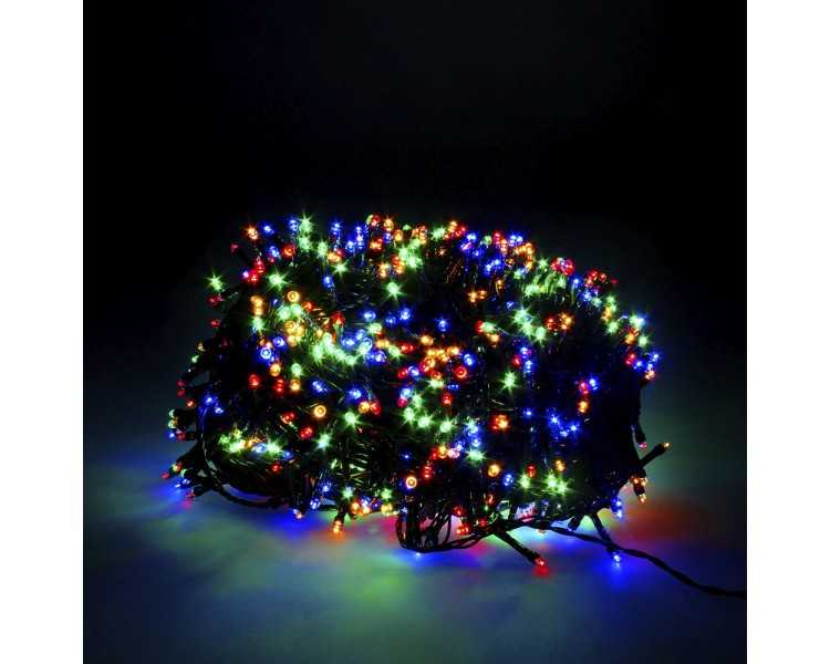 Guirnalda Luces Navidad 1000 Leds Multicolor. Luz Navidad Interiores y Exteriores Ip44