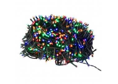 Guirnalda Luces Navidad 1000 Leds Multicolor. Luz Navidad Interiores y Exteriores Ip44