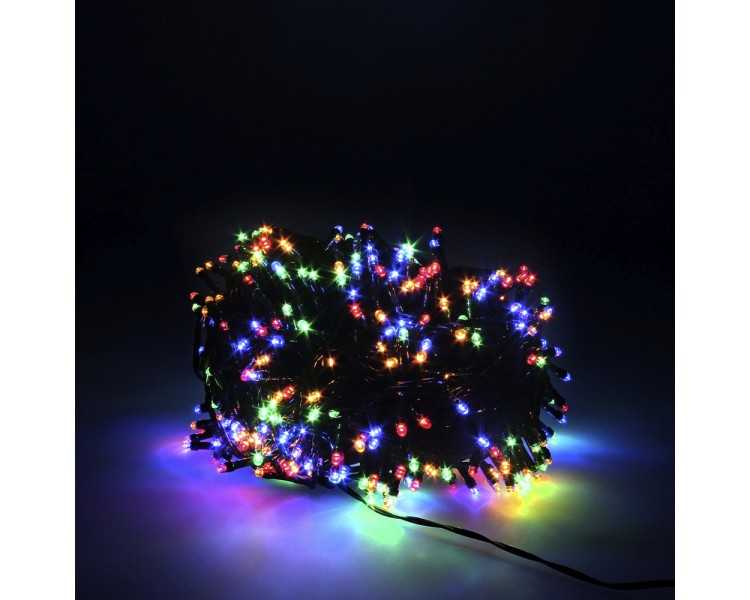 Guirnalda Luces Navidad 500 Leds Multicolor. Luz navidad interiores y exteriores IP44