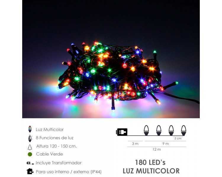 Guirnalda Luces Navidad 500 Leds Multicolor. Luz navidad interiores y exteriores IP44