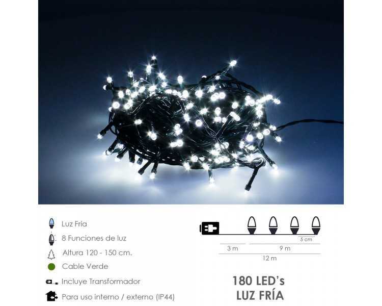 Guirnalda Luces Navidad 500 Leds Color Blanco Frio Luz Navidad Interiores y Exteriores Ip44