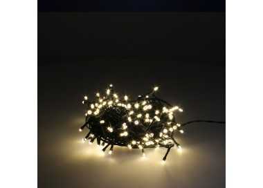 Guirnalda Luces Navidad 500 Leds Color Blanco Calido. Luz Navidad Interiores y Exteriores Ip44