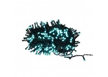 Guirnalda Luces Navidad 300 Leds Color Azul Hielo. Luz Navidad Interiores y Exteriores Ip44