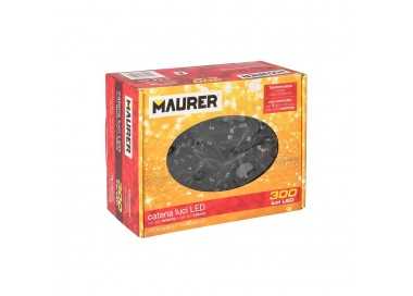 Guirnalda Luces Navidad 300 Leds Color Azul Hielo. Luz Navidad Interiores y Exteriores Ip44