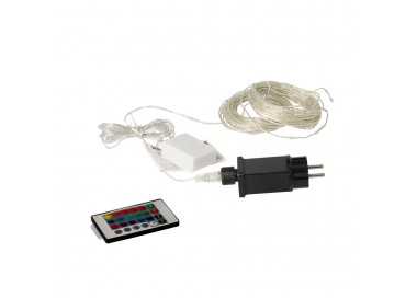 Guirnalda Luces Navidad 200 Leds Multicolor RGB Con Mando Luz Navidad Interiores y Exteriores Ip44