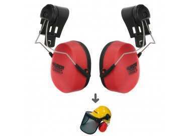 Recambio Protector Auditivo Para Casco Con Visera, Protector Facial De Rejilla y Protector Auditivo Maurer Modelo 99790