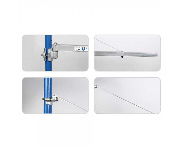 Brazo Soporte para Polipastos - Cabrestante capacidad de carga de 600 o 300 Kg.