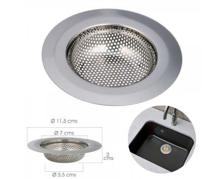Filtro Cestillo Fregaderos / Lavabo Cocinas Ø 11,5 cm.