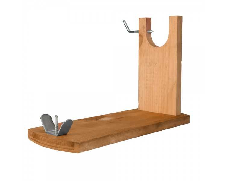 Jamonero / Soporte Jamonero De Banqueta Realizado En Madera
