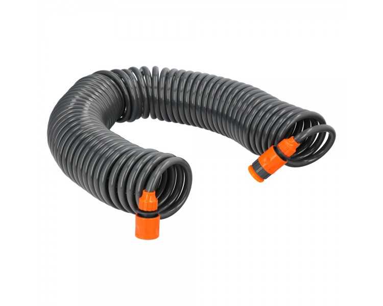 Manguera  Extensible Espiral Autoenroscable Para Riego Jardin Con Conectores 15 Metros