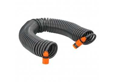 Manguera  Extensible Espiral Autoenroscable Para Riego Jardin Con Conectores 15 Metros