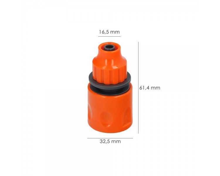 Conector Manguera Tubo Autoenroscable 10x12 mm.