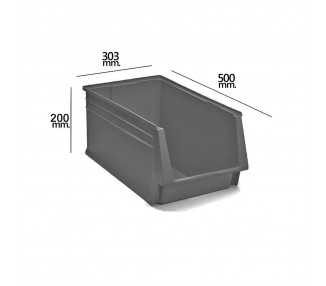 Gaveta Apilable Gris Nº58 500x303x200 mm.