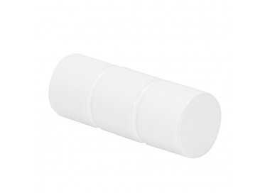 Terminal Zirconio Para Barras Ø 20 mm. Cadiz Blanco (Pack 2 unidades)