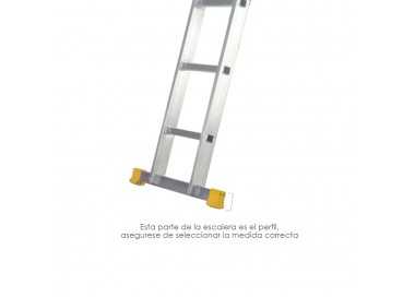 Contera Larguero Escalera 2 y 3 tramos /  Escalera Multiposicional con Perfil 58 mm. Versión 2019