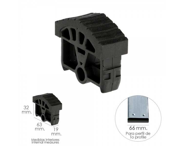 Contera Para Escalera Pronor 2 Tramos Con 10+10 Peldaños ( Perfil 66 mm.)