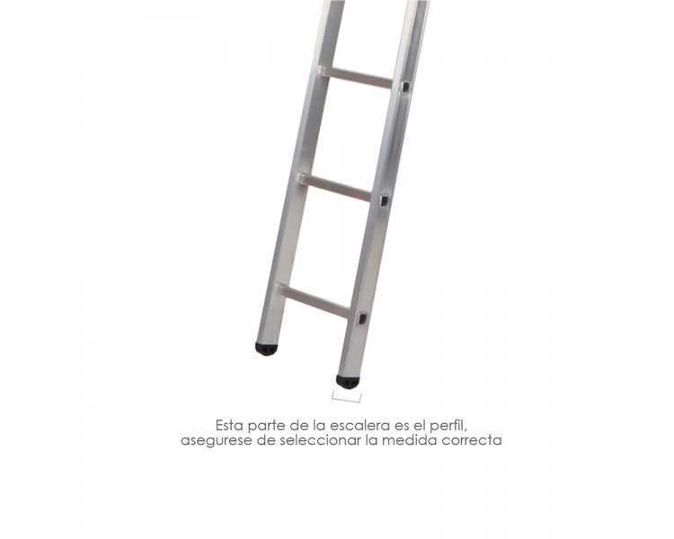 Contera Para Escalera Pronor 2 Tramos Con 10+10 Peldaños ( Perfil 66 mm.)