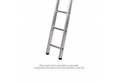 Contera Para Escalera Pronor 2 Tramos Con 8+8 Peldaños ( Perfil 55 mm.)