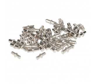 Soporte de Metalico Con Anclaje 5 Ø mm. Para Estanterias / Estantes (Caja 100 Unidades)